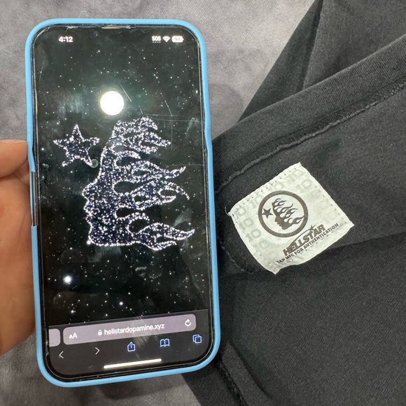 Authentic Hellstar T Shirt with NFC tag and chip - Picture 11 of 13